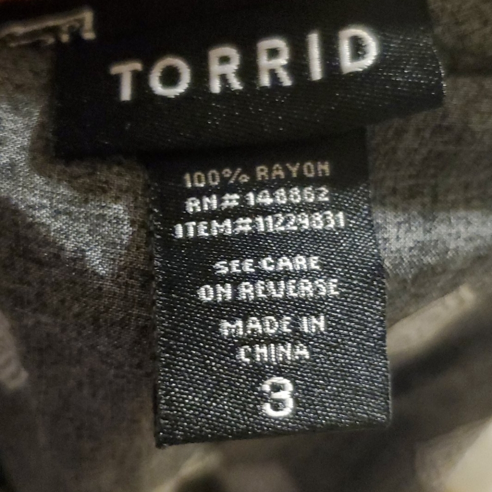 Smocked Torrid Blouse 3X - Picture 6 of 6